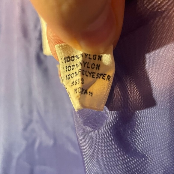 Vintage Liberty Bell Boy’s Blue Nylon Full Zip Retro Colorblock Ski Jacket - Picture 4 of 6